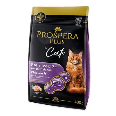 Krmivo Prospera Plus Sterilized 7+ Chicken Weight Balance 0,4kg