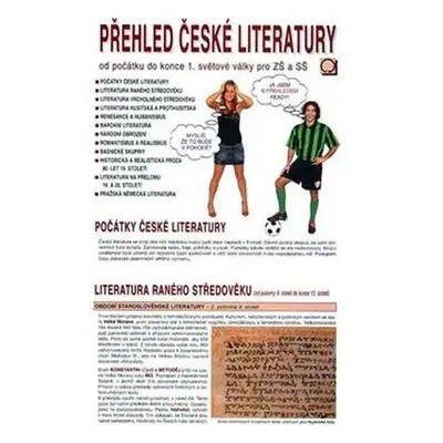 Přehled české literatury - Od počátku do konce 1. světové války pro ZŠ a SŠ