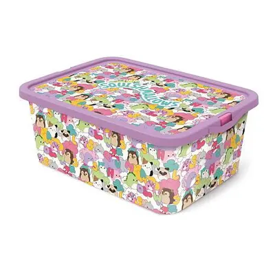 Squishmallows STOR úložný box s víkem - 13 L