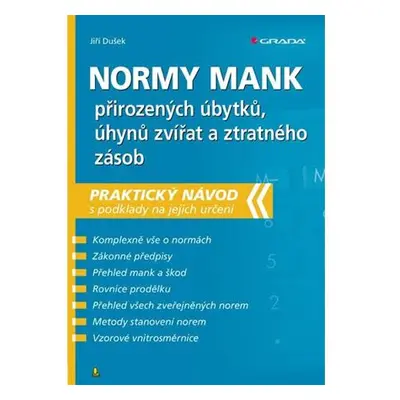 Normy mank přirozených úbytků, úhynů zvířat a ztratného zásob - Praktický návod s podklady na je