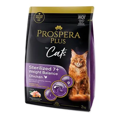 Krmivo Prospera Plus Sterilized 7+ Chicken Weight Balance 2kg