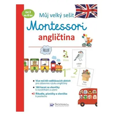 Můj velký sešit Montessori - Angličtina 3 až 6 let