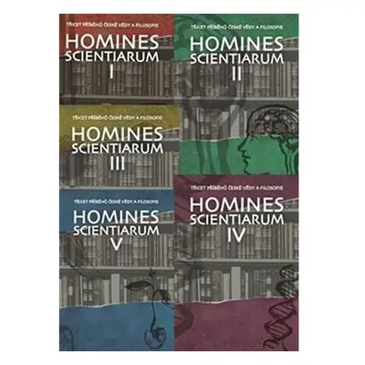 Homines scientiarum I–V - komplet 5 knih + 5 DVD