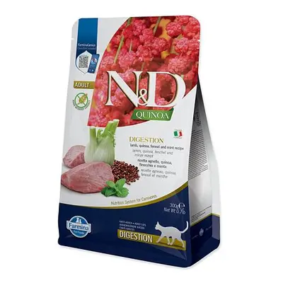 KRMIVO N&D CAT QUINOA DIGESTION LAMB & FENNEL GR. 300