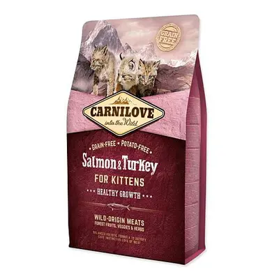 CARNILOVE Salmon and Turkey Kittens Healthy Growth 2 kg