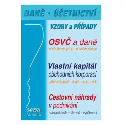 DÚVaP 5-6/2024 Daně, účetnictví, vzory a případy - OSVČ z pohledu daně z příjmů, Vlastní kapitál