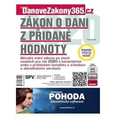 Zákon o dani z přidané hodnoty 2020 s komentářem změn