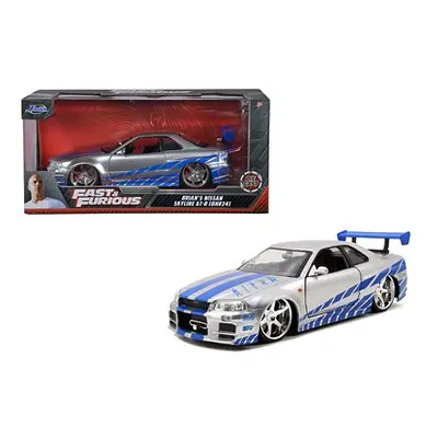 Rychle a zběsile auto 2002 Nissan Skyline 1:24