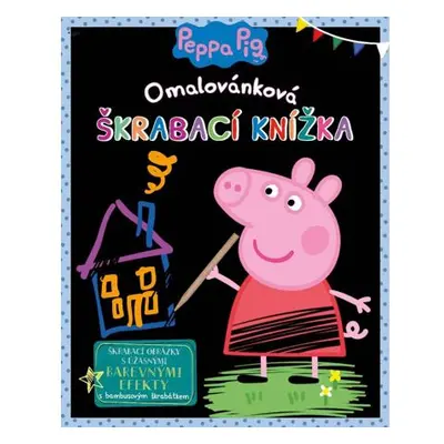 Peppa Pig - Omalovánková škrábací knížka