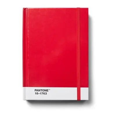 PANTONE Zápisník tečkovaný, vel. S - Red 18-1763