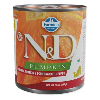 KONZERVA N&D DOG CHICKEN, PUMPKIN & POMEGRANATE PUPPY 285g