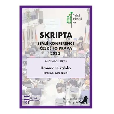 SRIPTA SKČP Hromadné žaloby (pracovní sympozium)