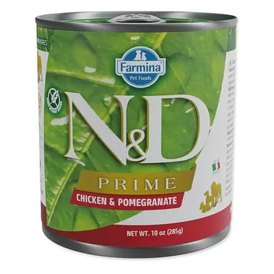 KONZERVA N&D DOG PRIME CHICKEN & POMEGRANATE 285g