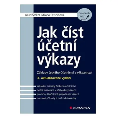 Jak číst účetní výkazy - Základy českého účetnictví a výkaznictví