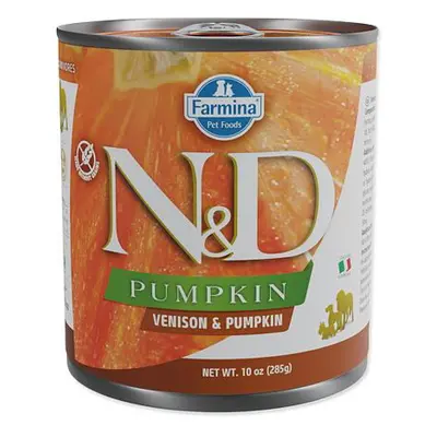 KONZERVA N&D DOG VENISON & PUMPKIN 285g