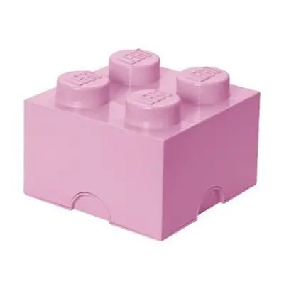 LEGO úložný box 4 - světle růžová