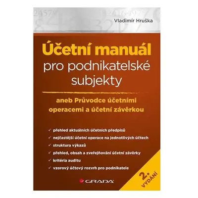 Účetní manuál pro podnikatelské subjekty aneb Průvodce účetními operacemi a účetní závěrkou