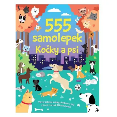 555 samolepek Kočky a psi