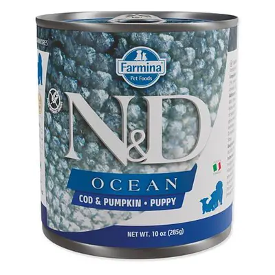 KONZERVA N&D DOG OCEAN COD & PUMPKIN PUPPY 285g