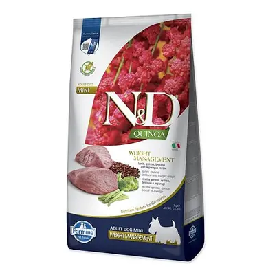 KRMIVO N&D DOG QUINOA WEIGHT MANAGEMENT LAMB & BROCCOLI 7 KG ALL BREEDS