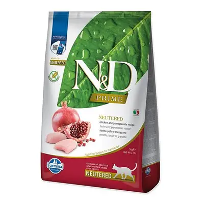 KRMIVO N&D PRIME CAT NEUTERED - CHICKEN & POMEGRANATE ADULT 5KG