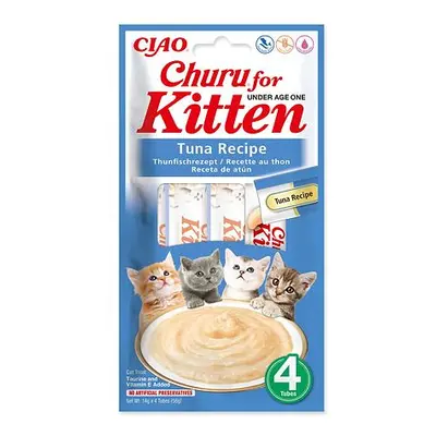 Pochoutka Churu Kitten tuňák 4x14g