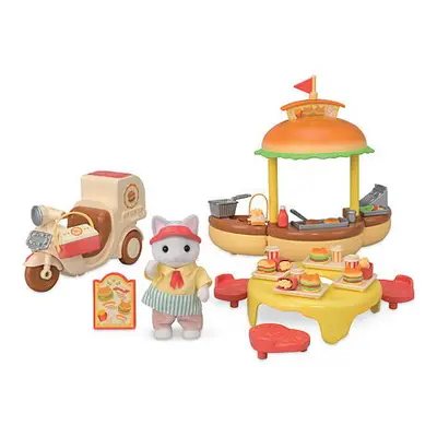 Sylvanian Families Pojízdný stánek s hamburgery