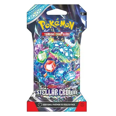 Pokémon TCG: SV07 Stellar Crown - 1 Blister Booster, více druhů