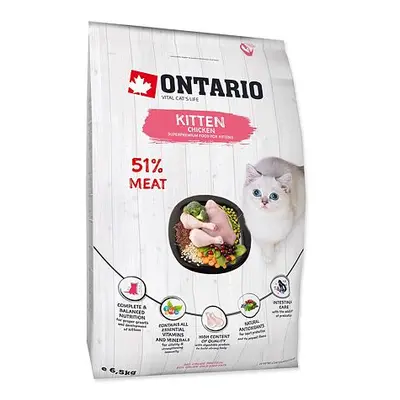 ONTARIO Kitten Chicken 6,5 kg