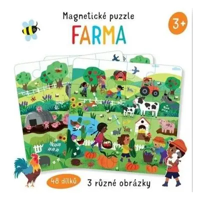 Magnetické puzzle Farma