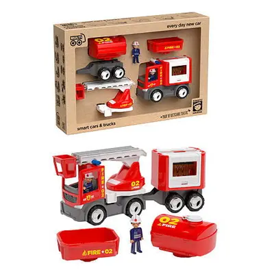 ECO MultiGO Fire set - figurky Igráčků hasičů s auty