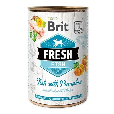 Konzerva BRIT Fresh Fish with Pumpkin 400 g