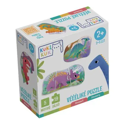 KukiKuk - Véééliké puzzle Dinosauři