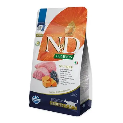 KRMIVO N&D PUMPKIN CAT LAMB & BLUEBERRY NEUTERED ADULT 1,5 KG