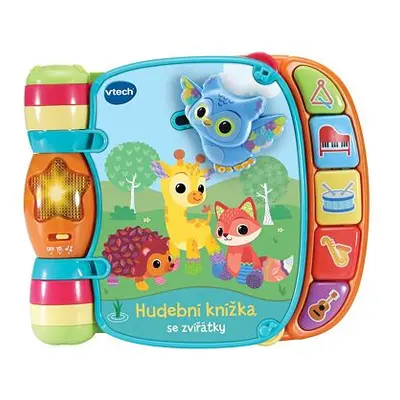 Vtech Hudební knížka se zvířátky CZ