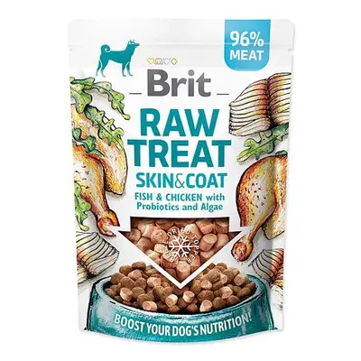 Pochoutka Brit Raw Skin & Coat Freeze-dried Ryba a Kuře 40g