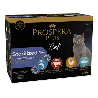 Kapsička Prospera Plus Sterilized 1+, 12x 85g