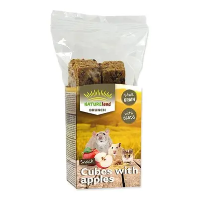 Pochoutka NATURE LAND Brunch celozrnné kostky s jablkem 90 g