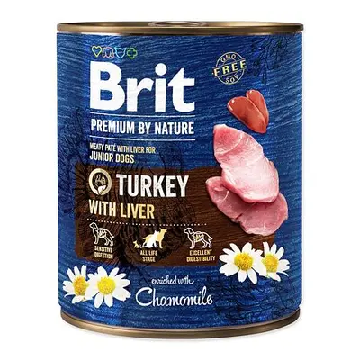 BRIT Premium by Nature Turkey with Liver 800 g