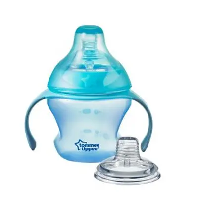 Tommee Tippee Přechodový hrnek se savičkou a pítkem 150ml 4m+