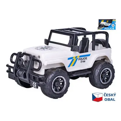 Mikro Jeep policejní 22,5cm na setrvačník CZ