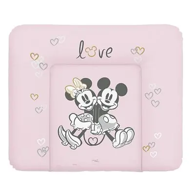 CEBA Podložka přebalovací měkká na komodu (85x72) Disney Minnie & Mickey Pink