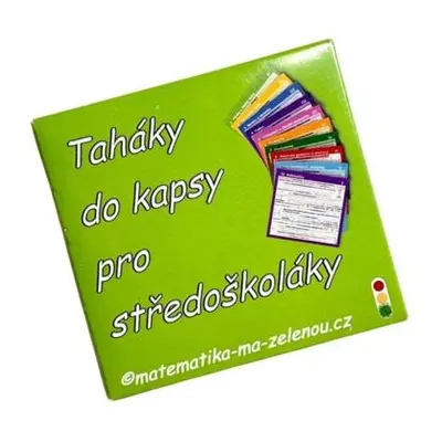 Taháky do kapsy pro středoškoláky - Matematika (kartičky v krabičce)