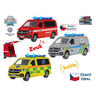 Kids Globe Traffic VW záchranné složky CZ 13,5cm kov