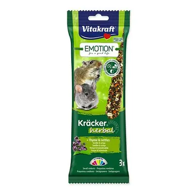 Tyčinky VITAKRAFT Emotion Kracker Herbal pro malé hlodavce 75 g