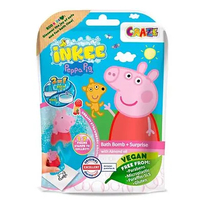 INKEE Šumivá bomba do vany s překvapením Peppa Pig