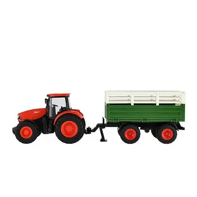 Teddies Traktor Zetor RC s vlekem plast 42cm