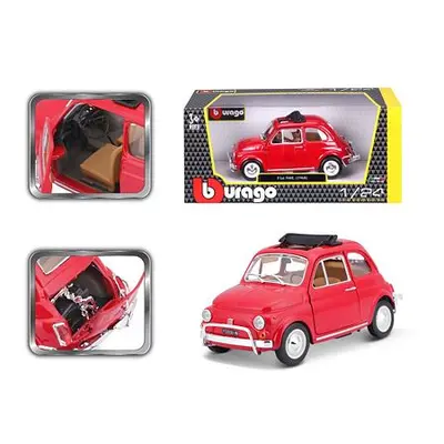 Bburago 1:24 Fiat 500L (1968) Red