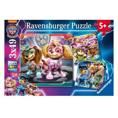 Ravensburger Tlapková patrola ve velkofilmu Puzzle 3x49 dílků