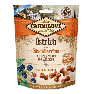 CARNILOVE Dog Crunchy Snack Ostrich with Blackberries with fresh meat 200 g